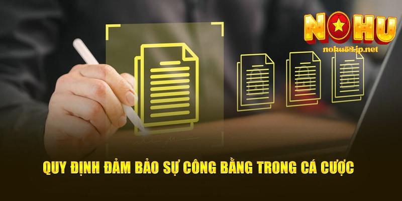 Quy định của điều khoản sử dụng nohu